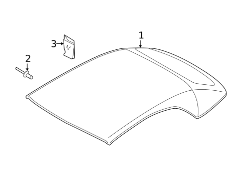Interior Trim - Convertible Top for 2023 Audi A5 Quattro #1