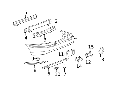 Parking Aid for 2005 Jaguar X-Type #1