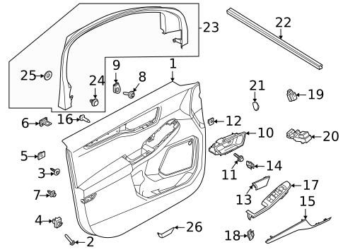 Switches, Solenoids & Actuators for 2023 Ford Escape #0