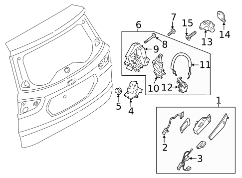 Lock & Hardware for 2020 Ford EcoSport #2