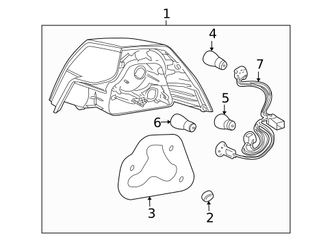 Bulbs - Chassis for 2008 Pontiac G8 #1