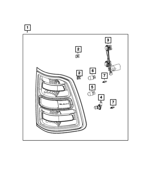 Lamps, Interior and Exterior for 2025 Ram 1500 #2