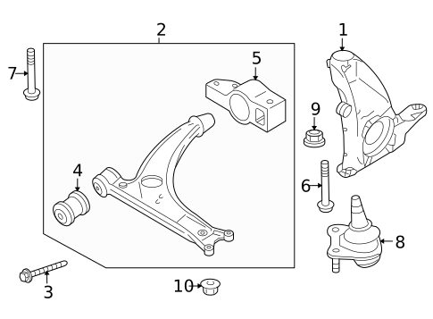 Suspension Components for 2018 Volkswagen Tiguan Limited #0