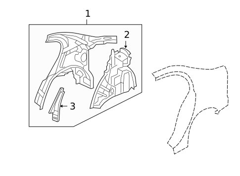 Inner Structure for 2006 Honda Civic #1