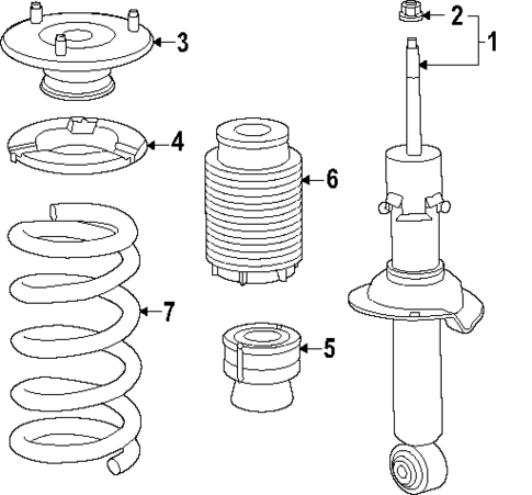Shocks & Components for 2025 INFINITI QX80 #1