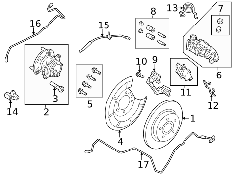 Brake Hydraulics for 2017 Ford Focus #2