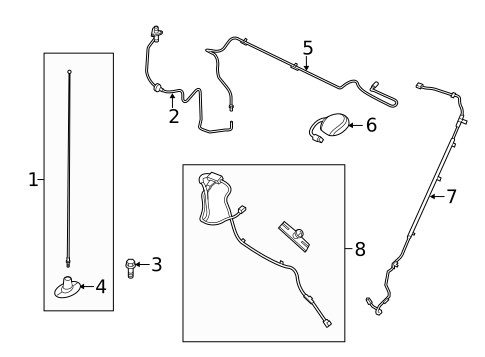 Antenna & Radio for 2015 Ford F-250 Super Duty #0