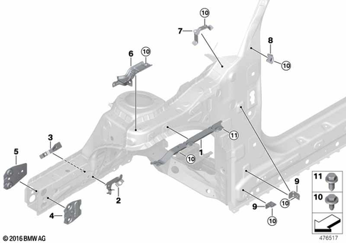 Front Body for 2017 Mini Cooper SE ALL4 #3