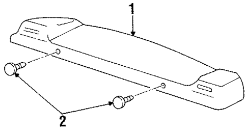 Interior Trim - Rear Body for 1995 Dodge Neon #1