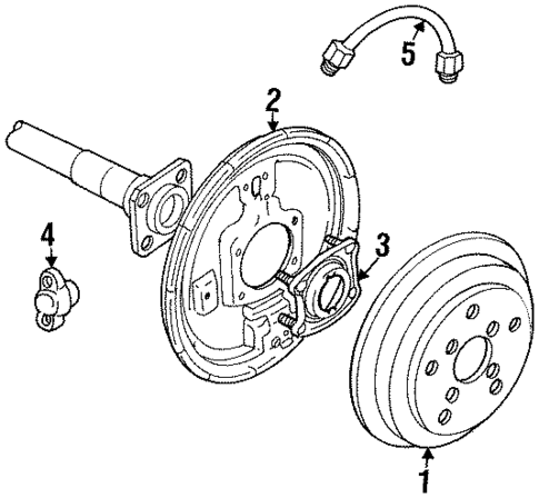 Anti-Lock Brakes for 1998 Chevrolet Tracker #1