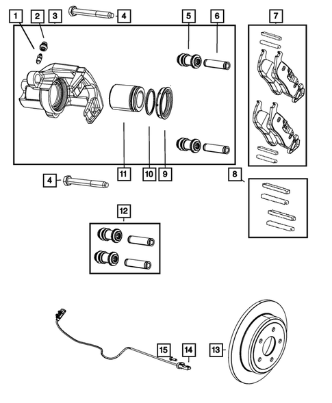 Rear Brakes for 2009 Jeep Grand Cherokee #0