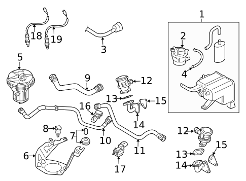Secondary Air Injection System for 2008 Audi Q7 #0