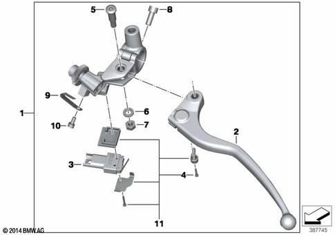 Control Assembly for 2016 BMW-Motorrad S 1000 R #1