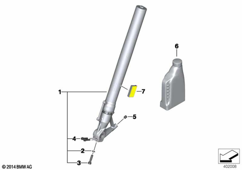 Telescopic Forks, Telelever for 2024 BMW-Motorrad R 1250 RS #6