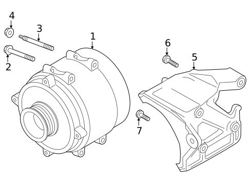 Alternator for 2021 Audi RS6 Avant #0