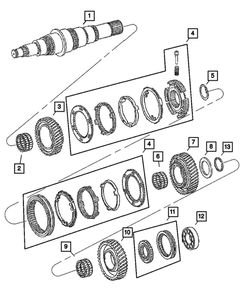 Gear Train for 2007 Dodge Ram 2500 #1