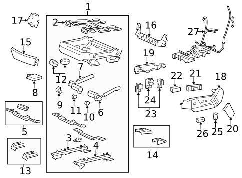 Tracks & Components for 2011 Cadillac CTS #8