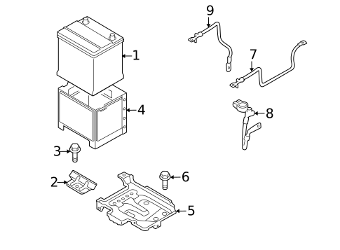 Battery for 2012 Hyundai Elantra #1