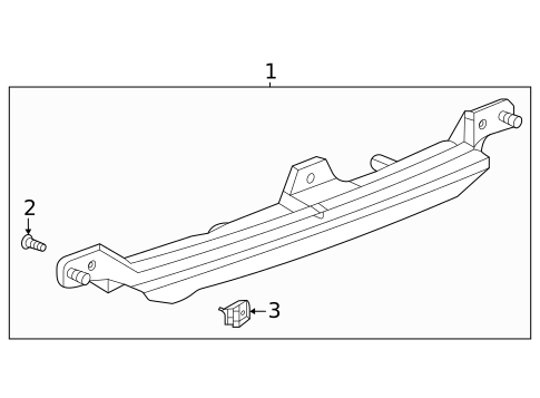 High Mounted Stop Lamp for 2025 Chevrolet Suburban #0