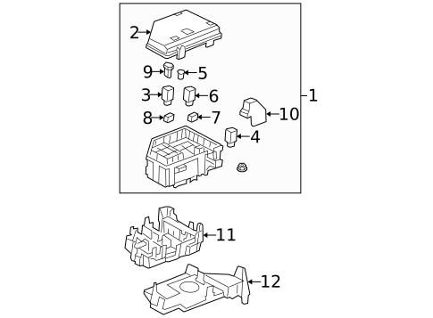 Fuel System Components for 2008 GMC Acadia #1