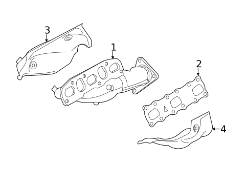 Exhaust Manifold for 2019 INFINITI Q70 #5