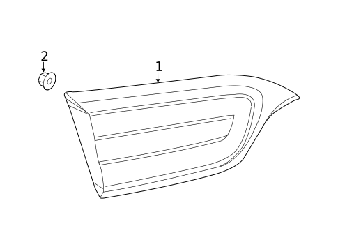 Combination Lamps for 2015 Jeep Cherokee #1