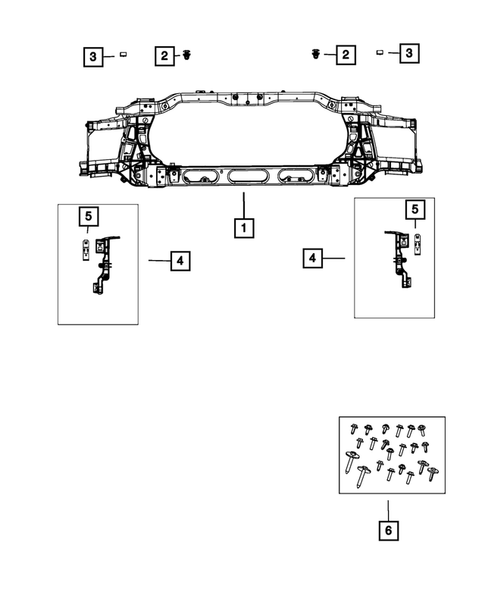 Radiator and Related Parts; Charge Air Cooler for 2012 Ram 1500 #1