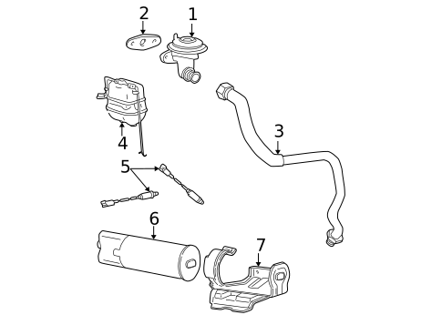 Emission Components for 2000 Ford F-250 Super Duty #0