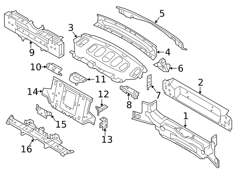Rear Body for 2019 Land Rover Range Rover Evoque #0
