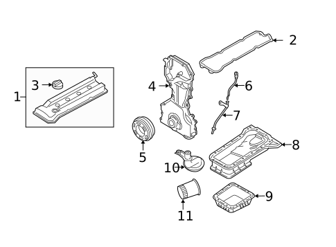 Engine Parts for 2010 Nissan Altima #0