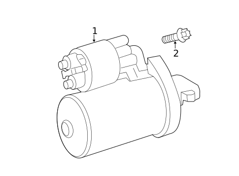 Starter for 2019 Mercedes-Benz SLC300 #1
