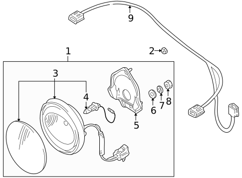 Fog Lamps for 2003 Mazda Protege #1