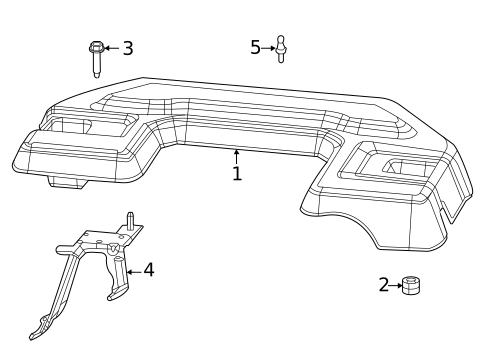 Interior Trim - Cab for 2024 Ram 1500 #7