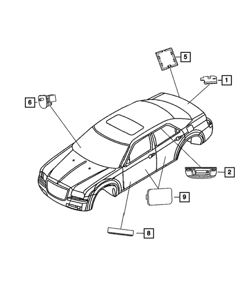 Lamps-Interior and Exterior for 2008 Dodge Charger #1