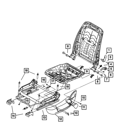 Adjusters, Covers, Shields, and Risers for 2006 Chrysler 300 #1