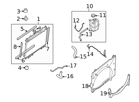 Radiator & Components for 2009 INFINITI QX56 #0