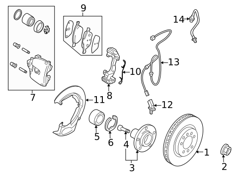 Front Brakes for 2011 Mazda 3 #0