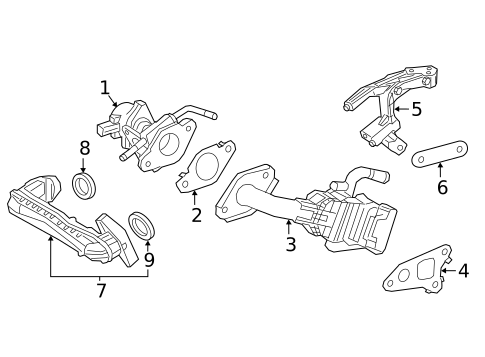 Emission Components for 2020 Toyota Camry #1