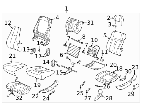 Power Seats for 2005 Saturn L300 #2