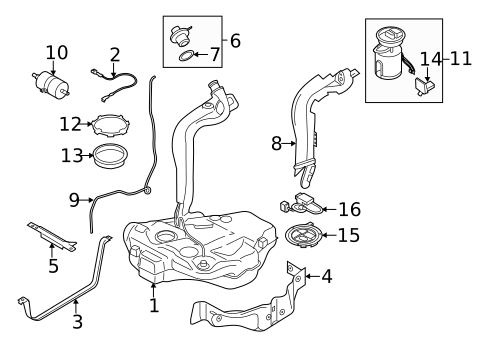 Fuel System Components for 2015 Volkswagen Jetta #0