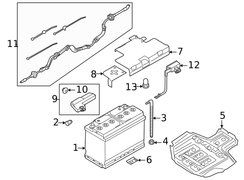Battery for 2014 Audi allroad #0