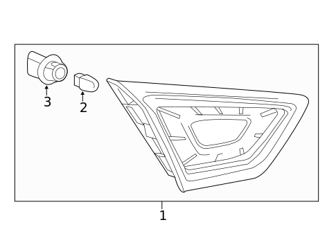 Tail Lamps for 2020 Chevrolet Impala #1