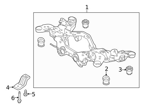 Crossmembers & Components for 2017 Ford Special Service Police Sedan #0