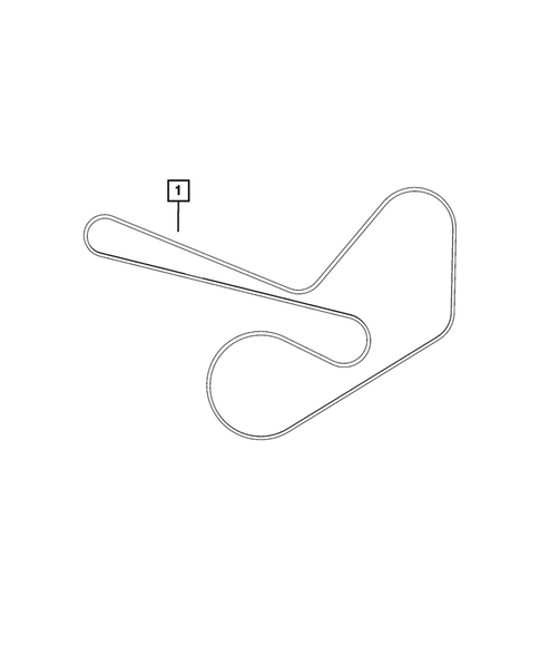 Drive Belts for 2022 Jeep Wrangler #1