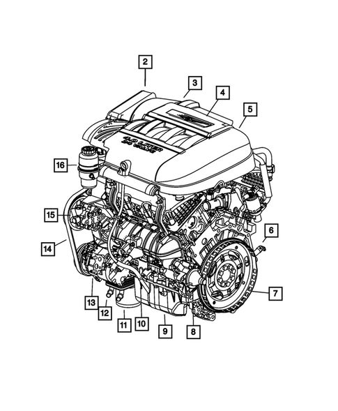 Engine Identification for 2007 Chrysler Pacifica #1