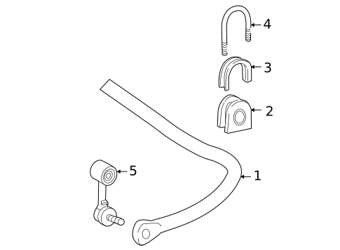 Stabilizer Bar & Components for 2007 Chevrolet Silverado 3500 Classic #0