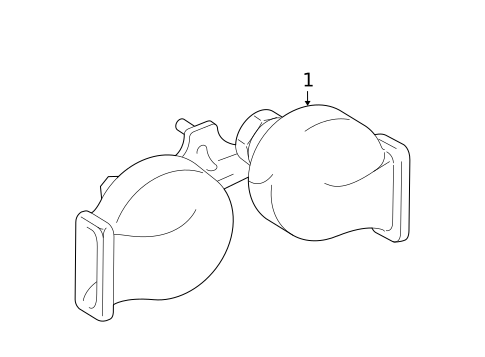 Horn for 2004 Lincoln Navigator #0