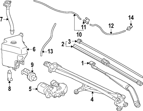 Wiper & Washer Components for 2024 Toyota Tacoma #0