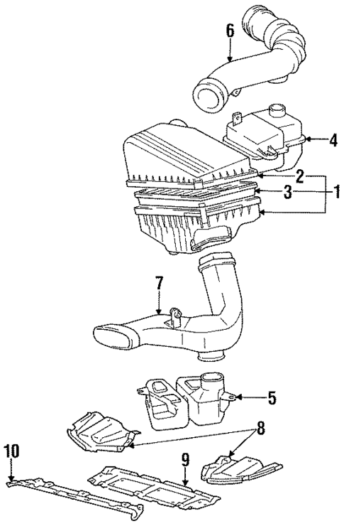 Engine Parts for 1994 Toyota Camry #1