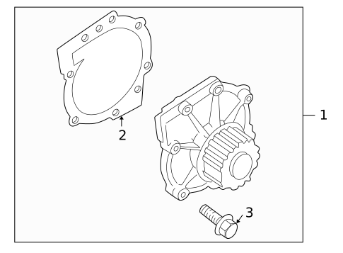 Water Pump for 2005 Volvo XC70 #0
